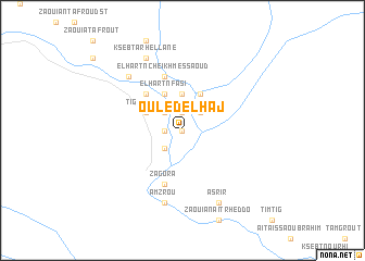 map of Ouled el Haj