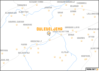 map of Ouled el Jema