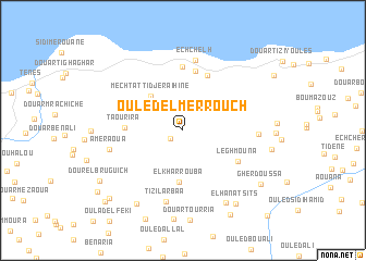 map of Ouled el Merrouch