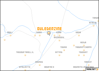 map of Ouled Erzine