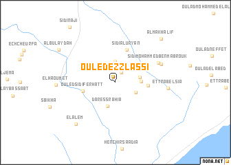map of Ouled ez Zlassi