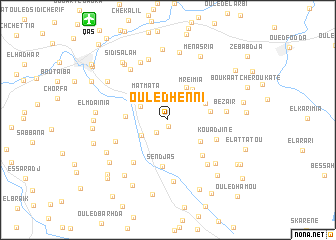 map of Ouled Henni