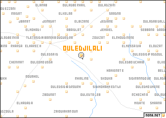 map of Ouled Jilali