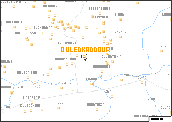 map of Ouled Kaddour