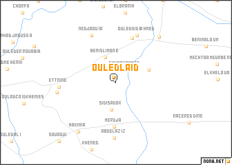 map of Ouled Laïd