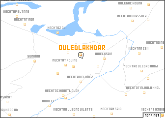 map of Ouled Lakhdar