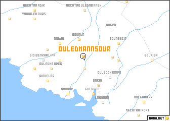 map of Ouled Mannsour