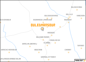 map of Ouled Mansour