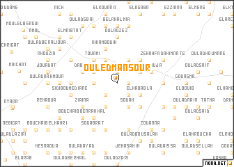 map of Ouled Mansour