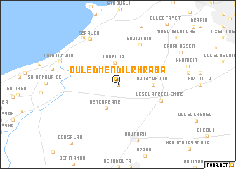 map of Ouled Mendîl Rhraba