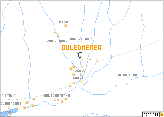 map of Ouled Menea