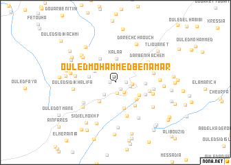 map of Ouled Mohammed Ben Amar