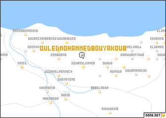 map of Ouled Mohammed Bouyaʼkoûb