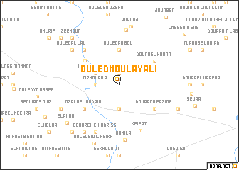 map of Ouled Moulay Ali