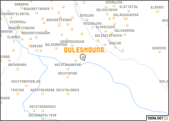 map of Ouled Mouna