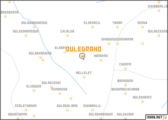 map of Ouled Raho