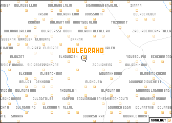 map of Ouled Raho