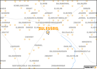 map of Ouled Saïd