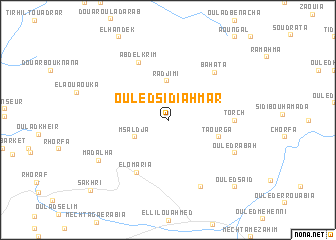 map of Ouled Sidi Ahmar