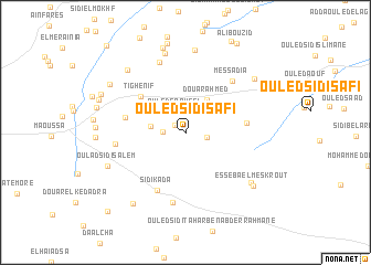 map of Ouled Sidi Safi