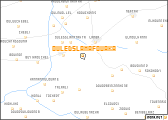 map of Ouled Slama Fouaka