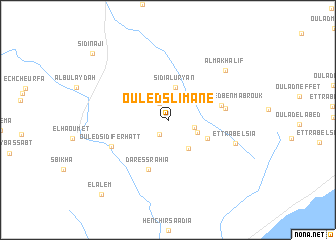 map of Ouled Slimane