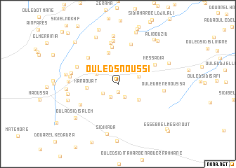 map of Ouled Snoussi