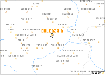 map of Ouled Zaïd