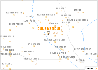 map of Ouled Zaoui