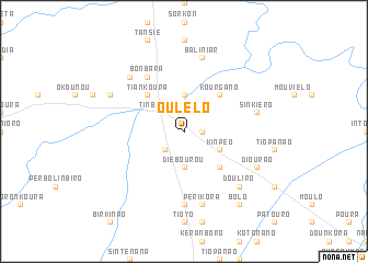 map of Oulélo