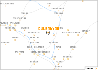 map of Oulendyan