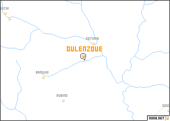 map of Oulenzoué