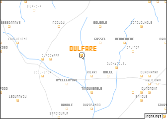 map of Oulfaré