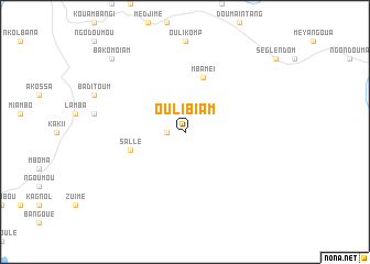 map of Oulibiam