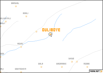 map of Ouli Boye