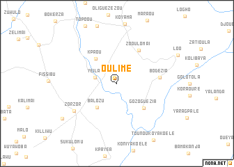 map of Oulimé