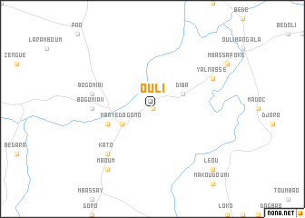 map of Ouli