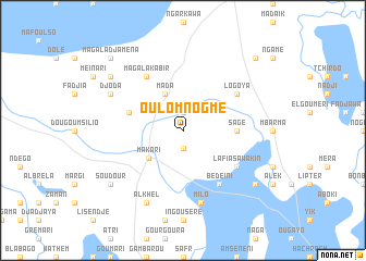 map of Oulomnogmé