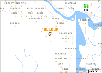 map of Oulouf