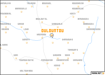 map of Oulountou