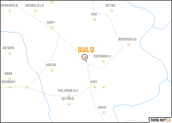 map of Oulo