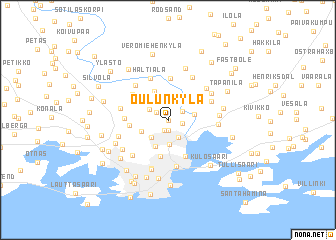 map of Oulunkylä