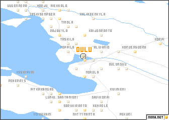 map of Oulu