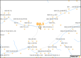 map of Oulx