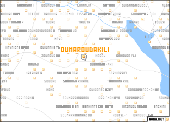 map of Oumarou Dakili