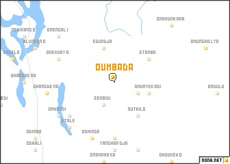 map of Oumbada