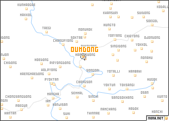 map of Oŭm-dong