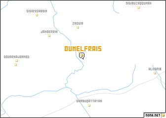 map of Oum el Frais