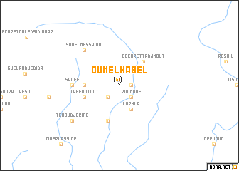 map of Oum el Habel