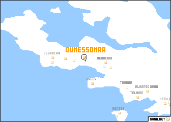 map of Oum es Somaa